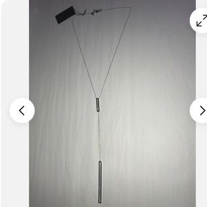 NWT Michelle Campbell Coin Slot Lariat Necklace P0-00